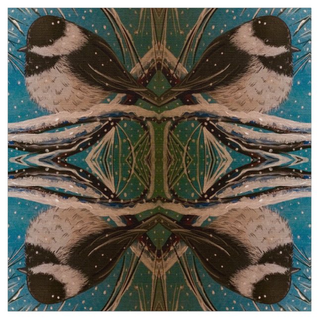 Tecido Puffy Chickadee (Modelo)