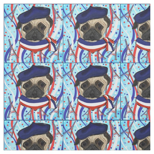TECIDO PUG DE PARIS (Modelo)