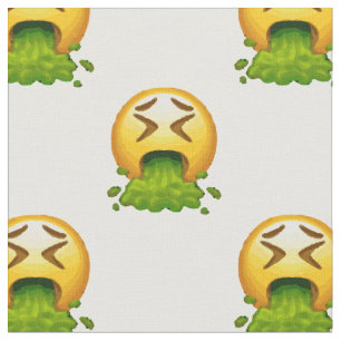 tecido puking do emoji