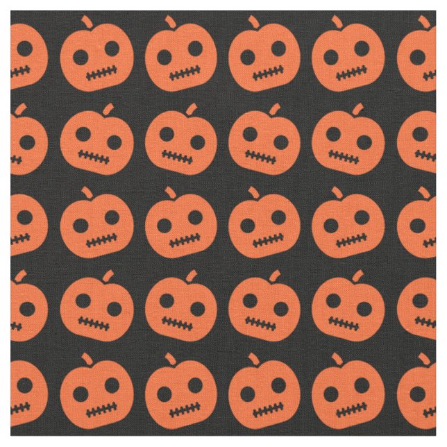 Tecido Pumpkin de Halloween bonito (Detalhe)