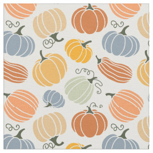 Tecido Pumpkin Gourd Padrão Colorido