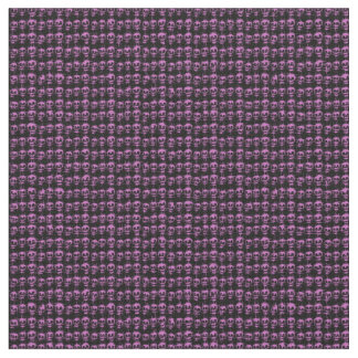 Tecido Puntas calaveras rosas.