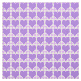 Tecido Purple Hearts Pattern