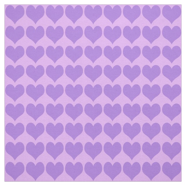 Tecido Purple Hearts Pattern (Modelo)