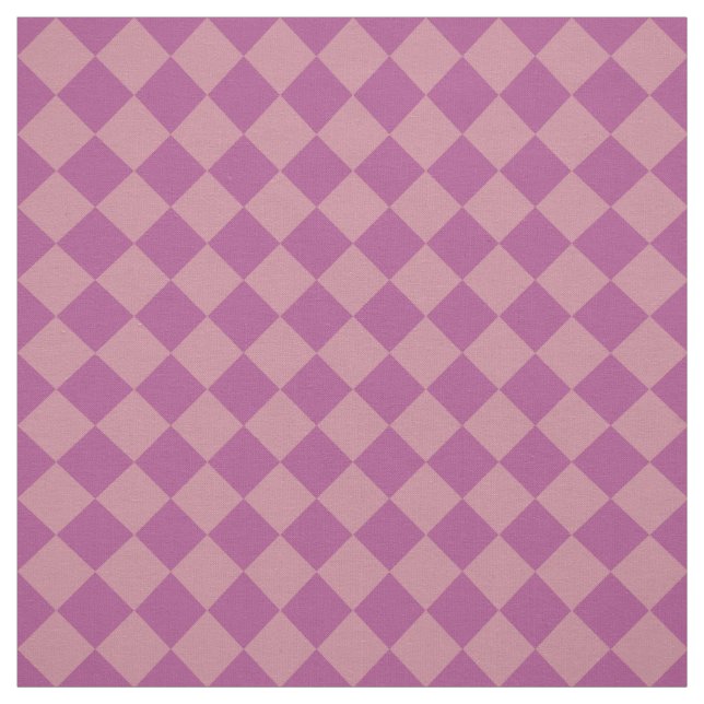 Tecido Purple Pink Checker Diamond Pattern (Modelo)