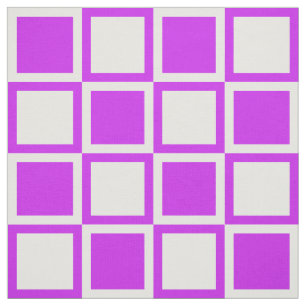 Tecido Púrpura Bold Mod Squares ~ grande escala