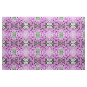 Tecido Púrpura de Flores Florais Padrão