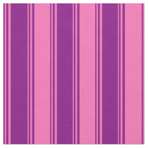 Tecido Púrpura e cor-de-rosa quente com risca