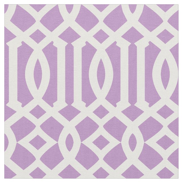 Tecido Púrpura Lilac Chic e Prato Branco (Detalhe)