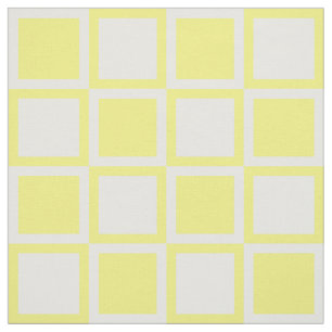Tecido Quadrados de Mod Azul Amarelo ~ grande escala