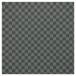 Tecido Quadro de Verificação Verde Escuro