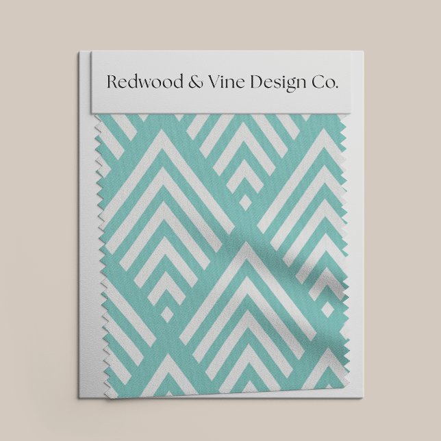 Tecido Qualquer diamante colorido // aqua e branco (Criador carregado)