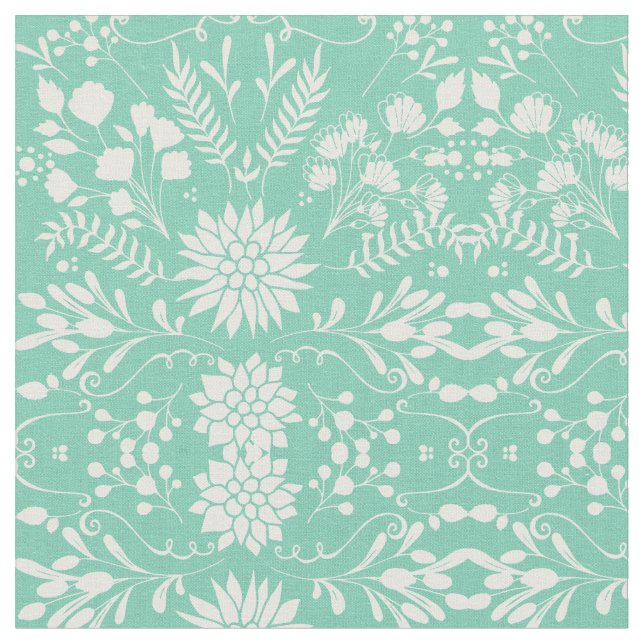 Tecido Qualquer Padrão Floral Russo de Cores Personalizad (Detalhe)