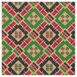 Tecido Queniano Flag & Trendy Kenya - GLD de moda