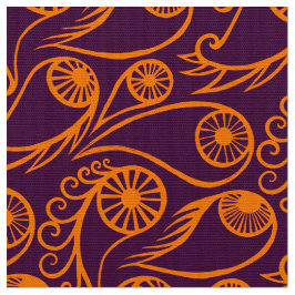 Tecido Quirky Paisley Eye Pattern Creepy Dia de as Bruxas