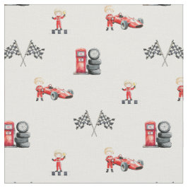 Tecido Racing f1 formula boy nursery