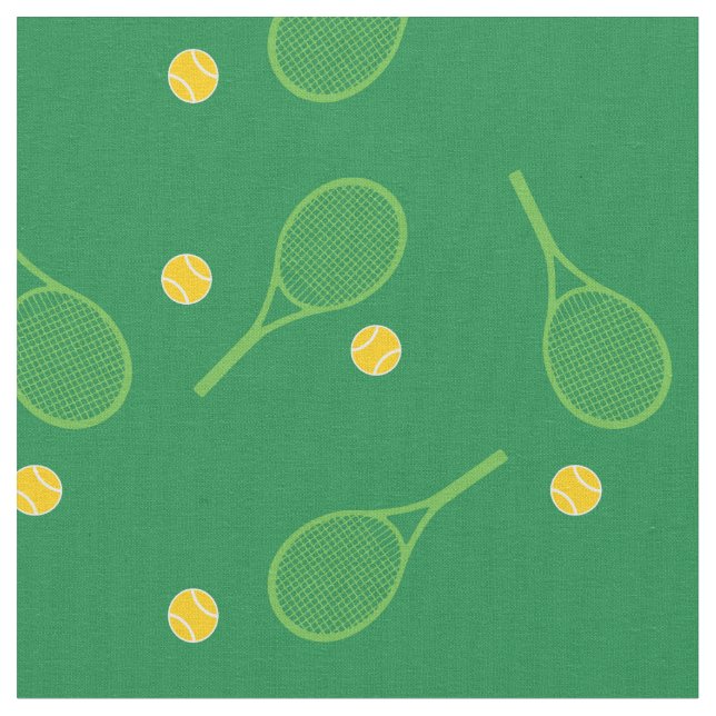 Tecido Rackers de tênis em fundo verde (Detalhe)
