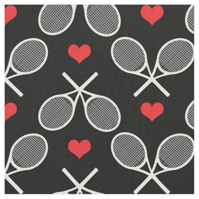 Tecido Rackets de tênis branco com fundo personalizado de (Detalhe)