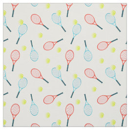 Tecido Rackets de tênis e Padrão de Bolas