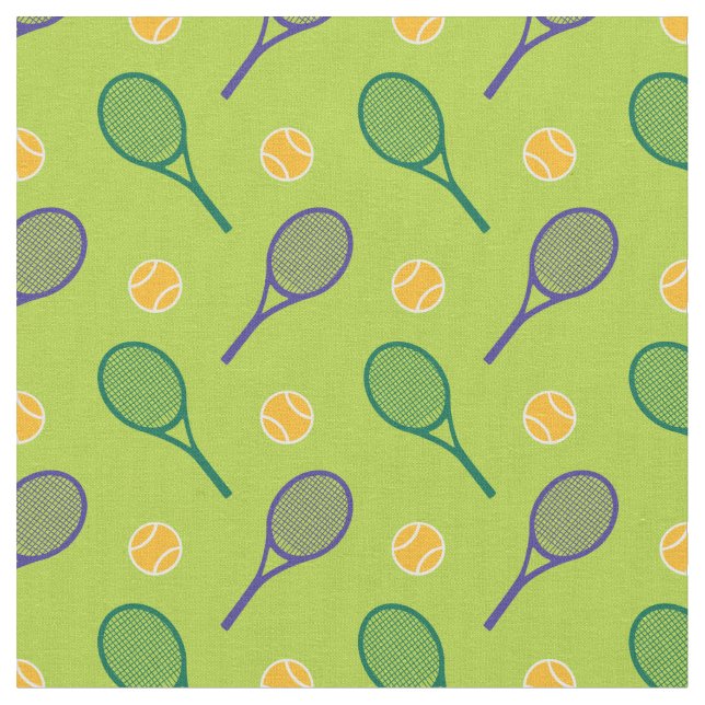 Tecido Rackets tênis - cor de bg personalizada e tamanho  (Detalhe)
