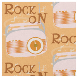 Tecido Rádio Rock On Anos 50
