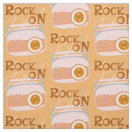Tecido Rádio Rock On Anos 50