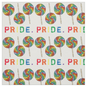 Tecido Rainbow Candy Sweet Lollipop Lolly Orgulho gay LGB