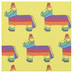 Tecido Rainbow Donkey Piñata Festa de aniversário Fiesta