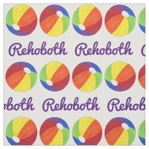 Tecido Rainbow LGBT Pride Rehoboth Beach DE Beach Ball