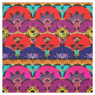 Tecido Rainbow Ombre Bright Boho Sunrise