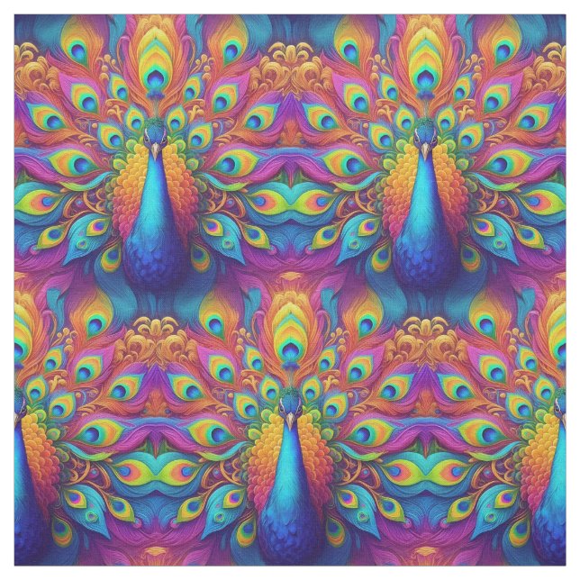 Tecido Rainbow Peacock (Modelo)