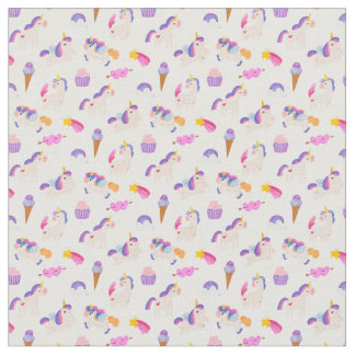 Tecido Rainbow Unicorn Dreams