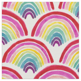 Tecido RAINBOWS Scallop de Orgulho LGBTQ Colorida