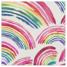 Tecido RAINBOWS SOBRE A Colorida Aquarela