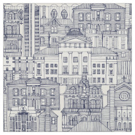 Tecido Raleigh NC toile blue