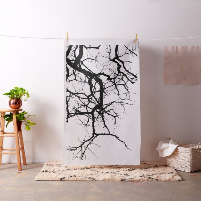 Tecido Ramais escuros da árvore (In Situ)