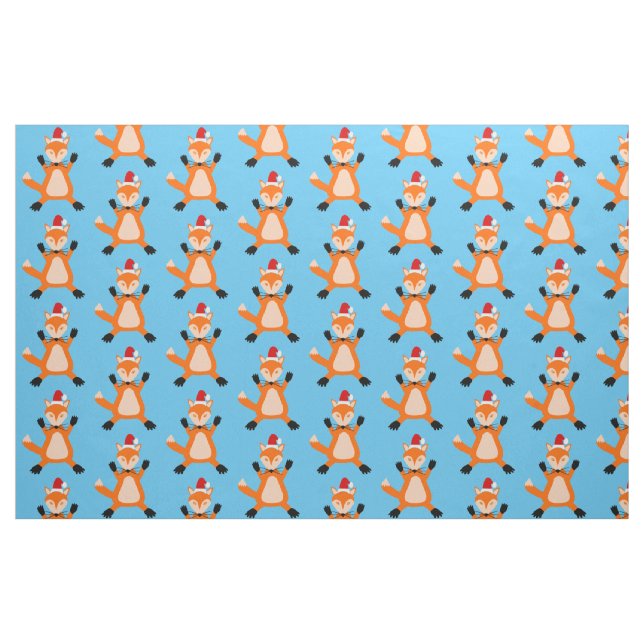 Tecido Rapariga de Natal Fofa (Fat Quarter)