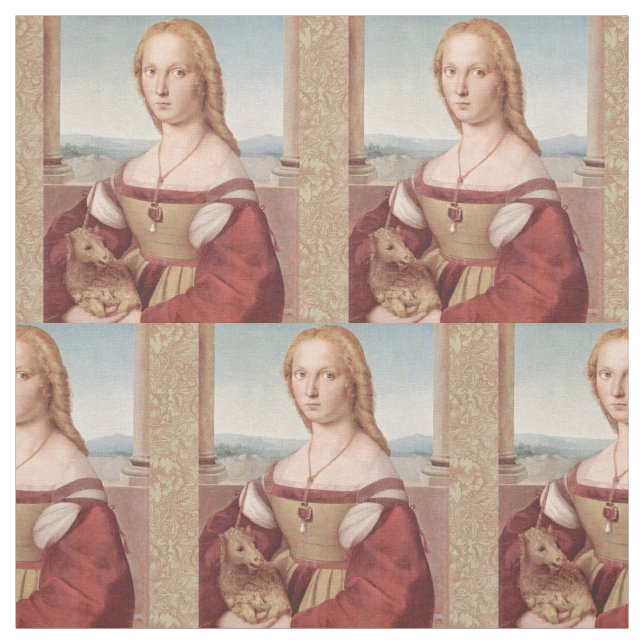 Tecido Raphael Lady e Unicorn Classic (Modelo)