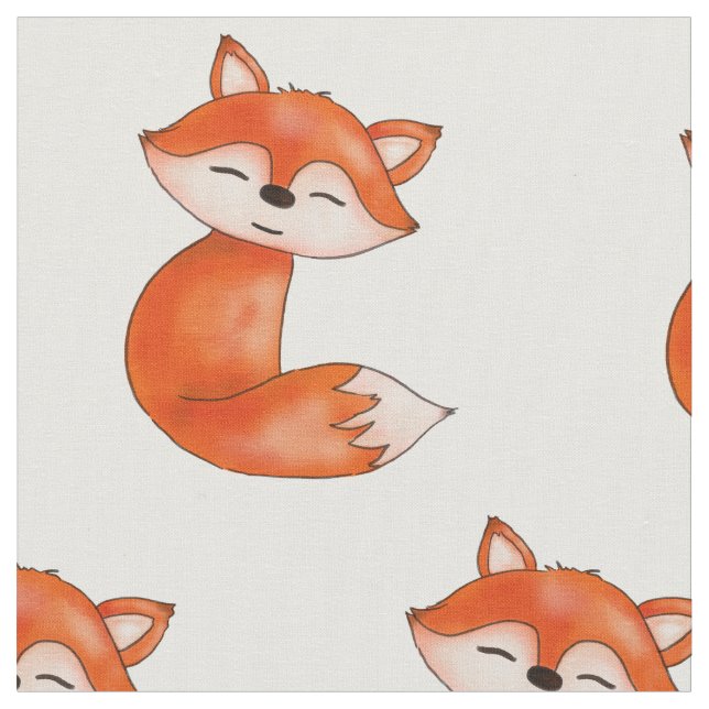Tecido Raposa-Bebê | Woodland Animal (Detalhe)