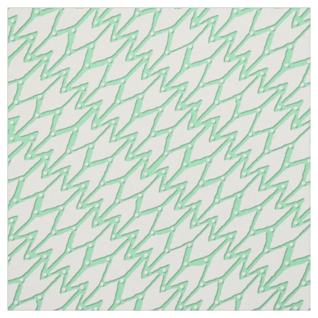 Tecido Rashmi ikat mint branco (Modelo)