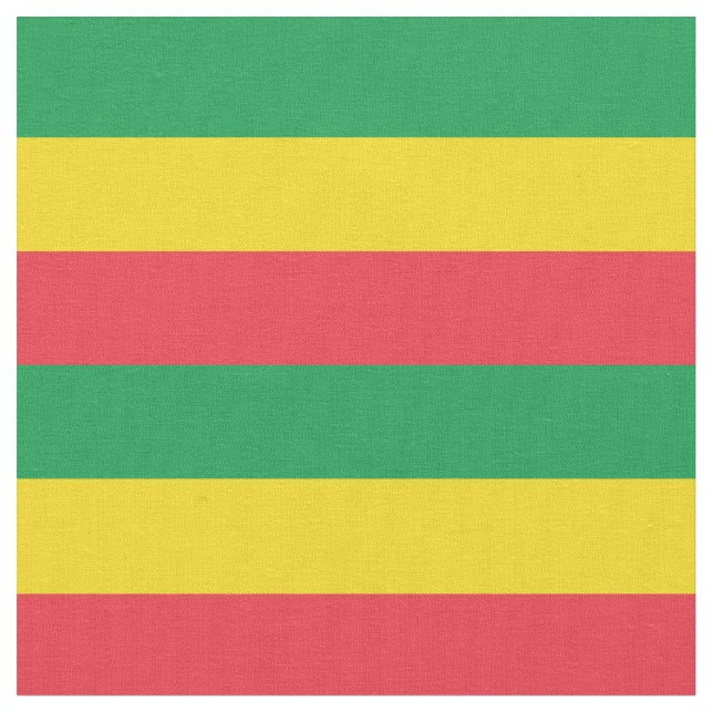 Tecido Rasta Etiópia - Cores de Bandeiras Africanas (Detalhe)