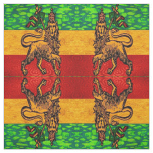 Tecido Rasta Leão de Judah Flag