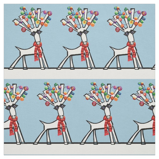 Tecido Rebelde com luzes de Natal (Modelo)