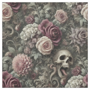 Tecido Recepção nos Rosas - Azulejo de Declaração Gótica
