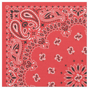 Tecido Red Bandana