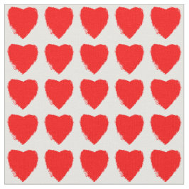 Tecido Red Hearts Pattern