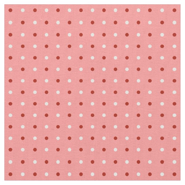 Tecido Red, pink and White Polka dots (Detalhe)