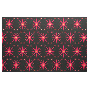 Tecido Red Star Abstrato