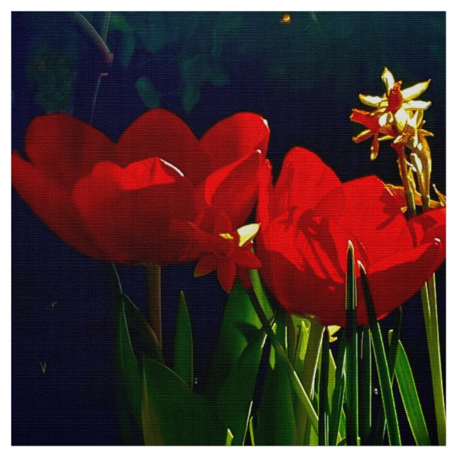 Tecido Red Tulip (Modelo)