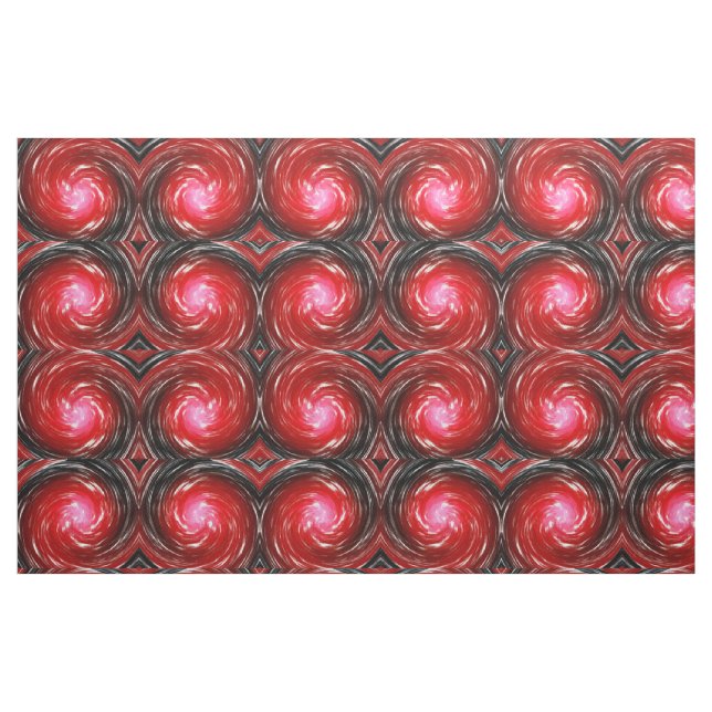 Tecido Red Twist Abstrato Art (Fat Quarter)